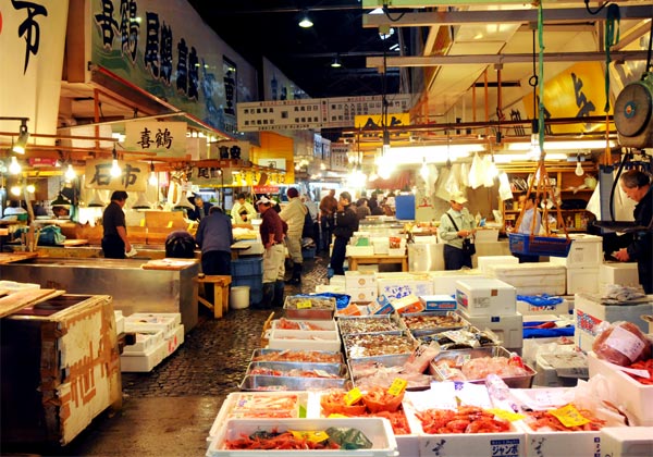 photo of Tsukiji Market