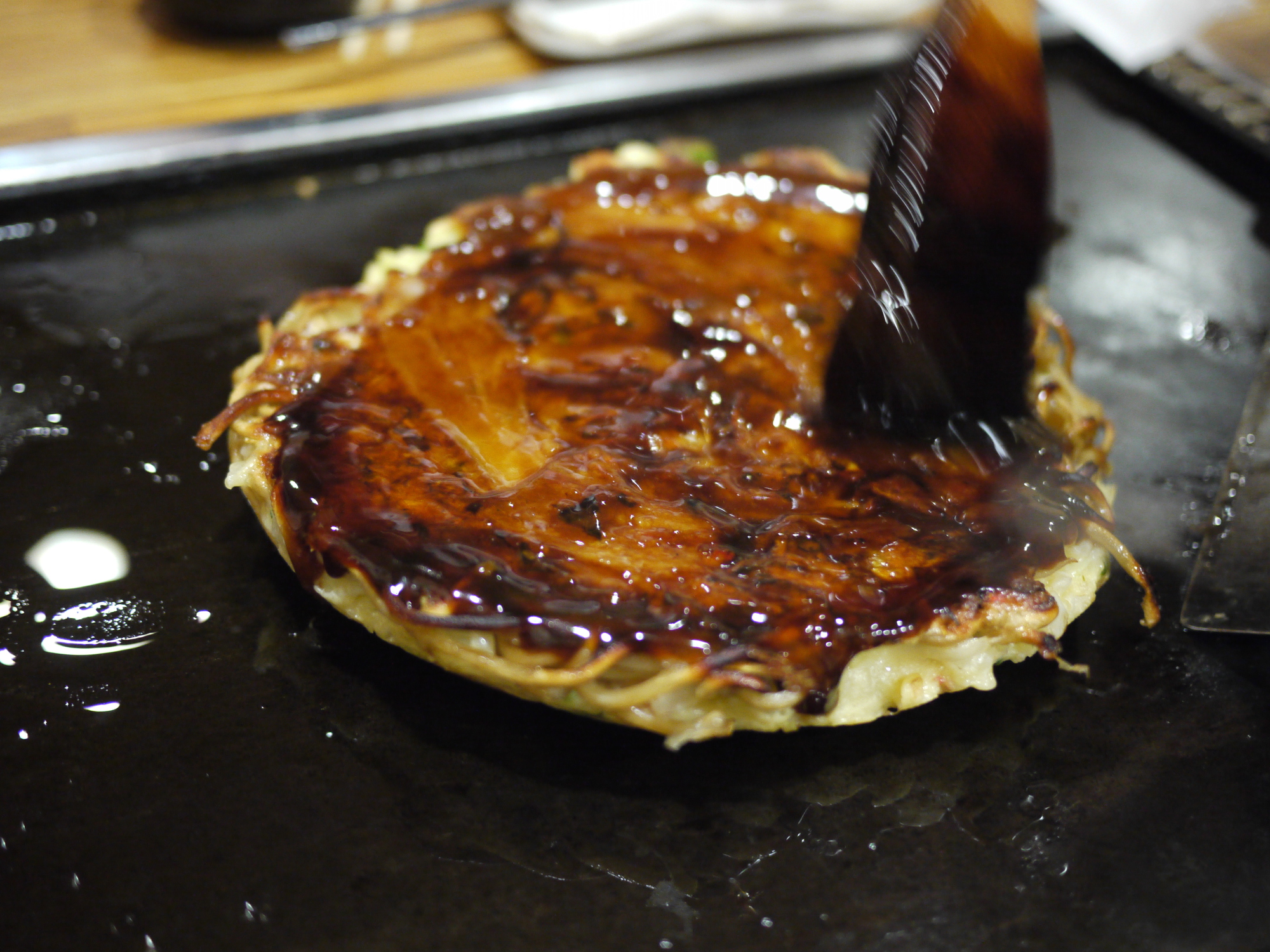 photo of Okonomiyaki Making