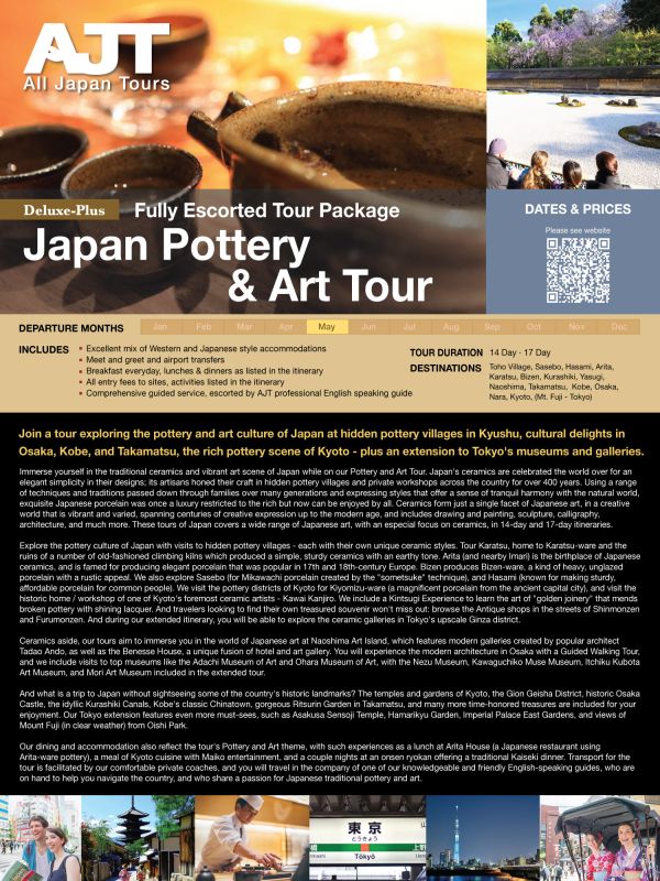 Japan Pottery & Art Tour