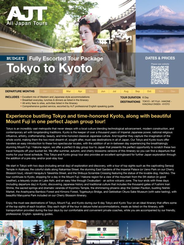 Tokyo to Kyoto