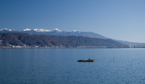 photo of Lake Suwa